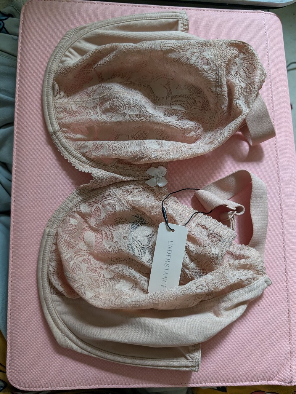 Understance Addison Flexeire Unpadded Demo Bra Milk Tea NWT 38L